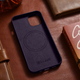 Панель iCarer Real Cowhide Premium Leather Magsafe для Apple iPhone 14 Plus Dark Purple (WMI14220707-DP) - зображення 14