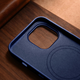 Панель iCarer Real Cowhide Premium Leather Magsafe для Apple iPhone 14 Pro Max Blue (WMI14220708-BU) - зображення 17