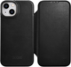Чохол-книжка iCarer Curved Edge Oil Wax Real Leather Folio Case для Apple iPhone 14 Plus Black (AKI14220707-BK) - зображення 1
