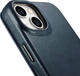 Чохол-книжка iCarer Curved Edge Oil Wax Real Leather Folio Case для Apple iPhone 14 Plus Navy Blue (AKI14220707-BU) - зображення 11