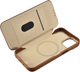 Чохол-книжка iCarer Curved Edge Real Cowhide Premium Leather Folio Case для Apple iPhone 14 Plus Brown (WMI14220715-BN) - зображення 14