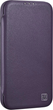 Чохол-книжка iCarer Curved Edge Real Cowhide Premium Leather Folio Case для Apple iPhone 14 Plus Dark Purple (WMI14220715-BN) - зображення 4