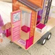 Деревянный кукольный домик KidKraft Teeny House 65948 детский игрушечный домик трейлер для куклы, дом на колесах, дом прицеп - изображение 7