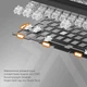 Клавиатура Ajazz AKP815 Red Switch RGB with 4.95" LCD Touch Screen White Blue Orange (AKP815-R-WBO) - изображение 7