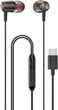 Навушники Dudao X1PROT In-Ear USB-C Black (6973687247362) - зображення 1