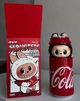 Мягкая игрушка плюшевая Лабубу в банке кока кола COCA-COLA The Monsters Labubu POP MART в коробке Фигурка 14 см Коричневая - изображение 11