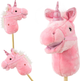 Koń na kiju Milly Mally Hobby Pink 6085 (5901761127317) - obraz 5