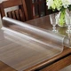 Клеенка на стол рифленая Мягкое стекло Stains Embossing 0.8 мм (MA-5184-0.8) 100 х 100 см - изображение 1
