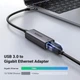 Сетевой адаптер RJ45 to USB-A Ugreen CM209 1000 Мбит/с, гигабитный, алюминиевый, совместимый с Switch, MacBook Pro 2022, XPS, TV Box, Steam Deck Grey (15736) - изображение 5