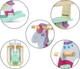 Koń-fotel bujany Milly Mally Lucky 12 Unicorn 5598 (5901761128833) - obraz 6