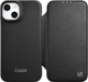 Etui z klapką iCarer Curved Edge Real Cowhide Premium Leather Folio Case do Apple iPhone 14 Plus Black (WMI14220715-BK) - obraz 1