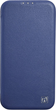 Etui z klapką iCarer Curved Edge Real Cowhide Premium Leather Folio Case do Apple iPhone 14 Plus Blue (WMI14220715-BU) - obraz 2