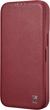 Чохол-книжка iCarer Curved Edge Oil Wax Real Leather Folio Case для Apple iPhone 14 Pro Max Red (WMI14220716-RD) - зображення 5