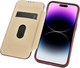 Чохол-книжка iCarer Curved Edge Oil Wax Real Leather Folio Case для Apple iPhone 14 Pro Max Red (WMI14220716-RD) - зображення 15