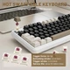 Беспроводная механическая клавиатура ATTACK SHARK X98PRO RGB Tri-mode (Cheese White) - изображение 5