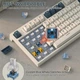Беспроводная механическая клавиатура ATTACK SHARK K86 RGB Tri-mode (Retro Blue) - изображение 6