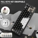 Беспроводная механическая клавиатура ATTACK SHARK X66 RGB Tri-mode (Starry Black) - изображение 7