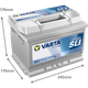 Автомобильный аккумулятор Varta Silver Dynamic 61АН Ев (-/+) D21 (600EN) (561400060) - изображение 4