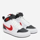 Подростковые высокие кеды для мальчика Nike Court Borough Mid 2 (Gs) CD7782-110 35.5 White/University Red-Black (194957437689) - изображение 2