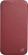 Etui z klapką iCarer Curved Edge Real Cowhide Premium Leather Folio Case do Apple iPhone 14 Pro Red (WMI14220714-RD) - obraz 2