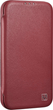 Etui z klapką iCarer Curved Edge Real Cowhide Premium Leather Folio Case do Apple iPhone 14 Pro Red (WMI14220714-RD) - obraz 4