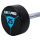 Штанга фиксированная прямая полиуретановая 25 кг LiveUp LP8010-25 - изображение 3