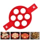 Силиконовая форма для приготовления оладий и яичницы Cake Maker Красная - изображение 9