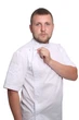 Китель мужской с коротким рукавом + сетка на спине Дублин 44р. (размерный ряд 42-60) - спецодежда повара (1915833102) - изображение 3