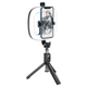 Штатив-трипод Hoco LV03 Plus, 92cm, BT4.2, 4400-6500K, 1200mAh, 1-4h, чорний - зображення 1