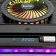 Кулер для ноутбука HOCO DH20, Monnlight RGB notebook cooling holder, 10RGB Mode, 7 level, 2USB, black - изображение 7