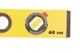 Уровень строительный с ручками MASTERTOOL ПРОФИ 60 см 3 капсулы 0,5 мм/м 0,03° фрезерованные поверхности 36-0603 - изображение 3