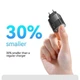 Мережевий зарядний пристрій ESSAGER Pinchen 33W Travel Phone Charger USB A + TYPE C white (ECTAC-PCB02-P) - изображение 6