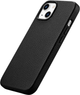 Панель iCarer Litchi Premium Leather Magsafe Back Case для Apple iPhone 14 Black (WMI14220709-BK) - зображення 5