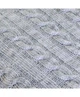 В'язане покривало - плед коси SOFT Прованс 220*240 сіре - изображение 2