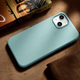 Etui iCarer Litchi Premium Leather Magsafe Back Case do Apple iPhone 14 Green (WMI14220709-GN) - obraz 15
