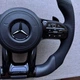 Спортивный руль Mercedes Benz AMG из карбона с лепестками - изображение 5