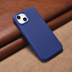 Панель iCarer Litchi Premium Leather Magsafe Back Case для Apple iPhone 14 Plus Dark Blue (WMI14220711-DB) - зображення 13