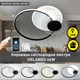 Управляемая светодиодная люстра Esllse ORLANDO 66W 3R SMART 2900-6700К 555x58мм- BLACK/WHITE - изображение 2