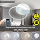 Управляемая светодиодная люстра Esllse ORLANDO 66W 3R SMART 2900-6700К 555x58мм- WHITE - изображение 2