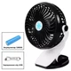 Переносной USB мини-вентилятор Mini Fan ML-F168 с аккумулятором на прищепке, черный - изображение 3