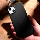Etui iCarer Litchi Premium Leather Magsafe Back Case do Apple iPhone 14 Plus Black (WMI14220711-BK) - obraz 15