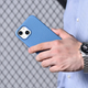 Etui iCarer Litchi Premium Leather Magsafe Back Case do Apple iPhone 14 Plus Light Blue (WMI14220711-LB) - obraz 18