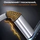 Кабель шнур для быстрой зарядки type c lightning зарядный провод для айфона iOS устройств смарт часов планшета наушников передачи данных тайп си лайтнинг медный в нейлоновой оплетке 2 метра 20W 2,2A Серый 10_10_2m_1В - изображение 4