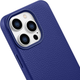 Etui iCarer Litchi Premium Leather Magsafe Back Case do Apple iPhone 14 Pro Dark Blue (WMI14220710-DB) - obraz 8