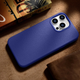 Etui iCarer Litchi Premium Leather Magsafe Back Case do Apple iPhone 14 Pro Dark Blue (WMI14220710-DB) - obraz 15