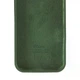 Чохол Silicone Premium case з захистом камери для iPhone 16e та iPhone 17e Full Camera Protective dark green 2266 - изображение 4