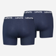 Набір трусів-боксерів чоловічих бавовняних Levi`s Men Repeat Logo Boxer Brief 2P L 2 шт Темно-синій (8720245732222) - зображення 2