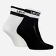 Zestaw skarpetek damskich Levi`s Mid Cut Sport Stripe 2P 35-38 2 pary Czarny/Biały - obraz 2