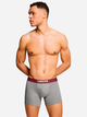 Zestaw majtek męskich typu bokserki Levi`s Men Sld Basc Boxer Brief Org Co L 2 szt. Szary/Czarny - obraz 3