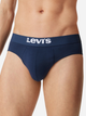 Zestaw majtek męskich typu brief Levi`s Men Solid Basic Brief Org Co 2P S 2 szt. Granatowy - obraz 4
